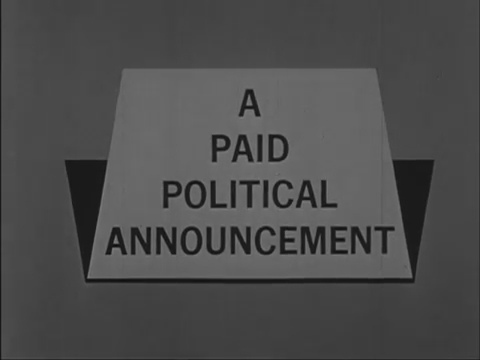 "a paid political announcement"