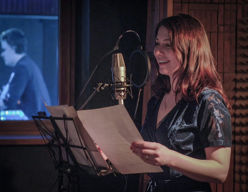 Political voiceover session